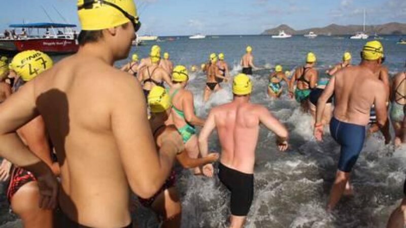 Nevis cross channel swim
